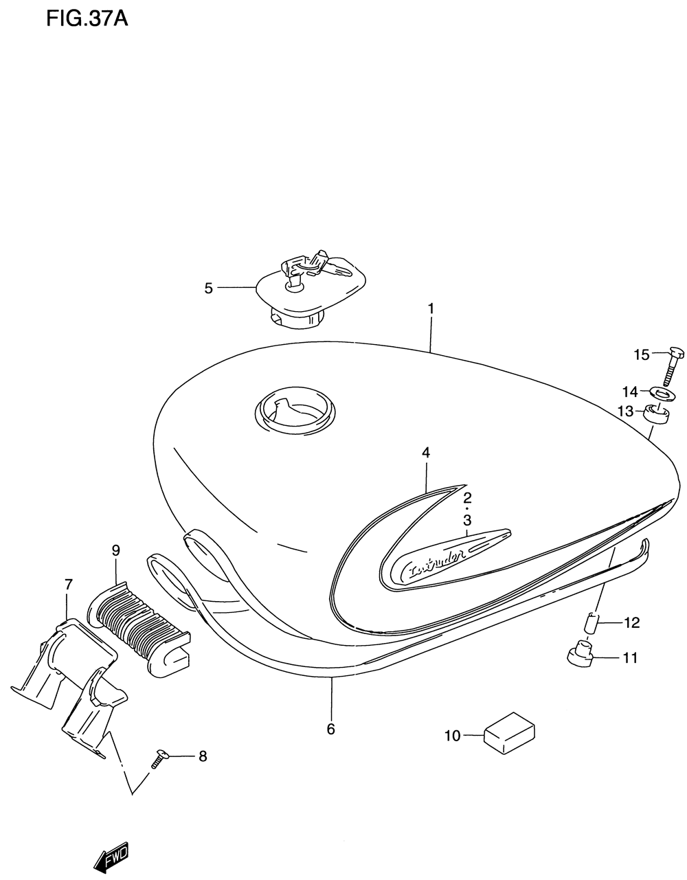 Fuel tank (model x)