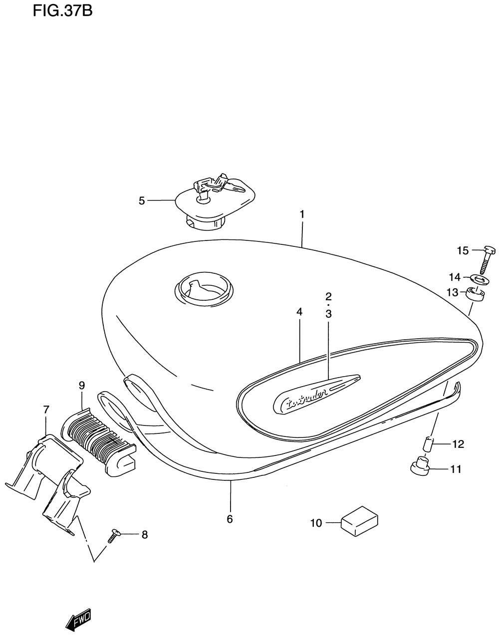 Fuel tank (model y)