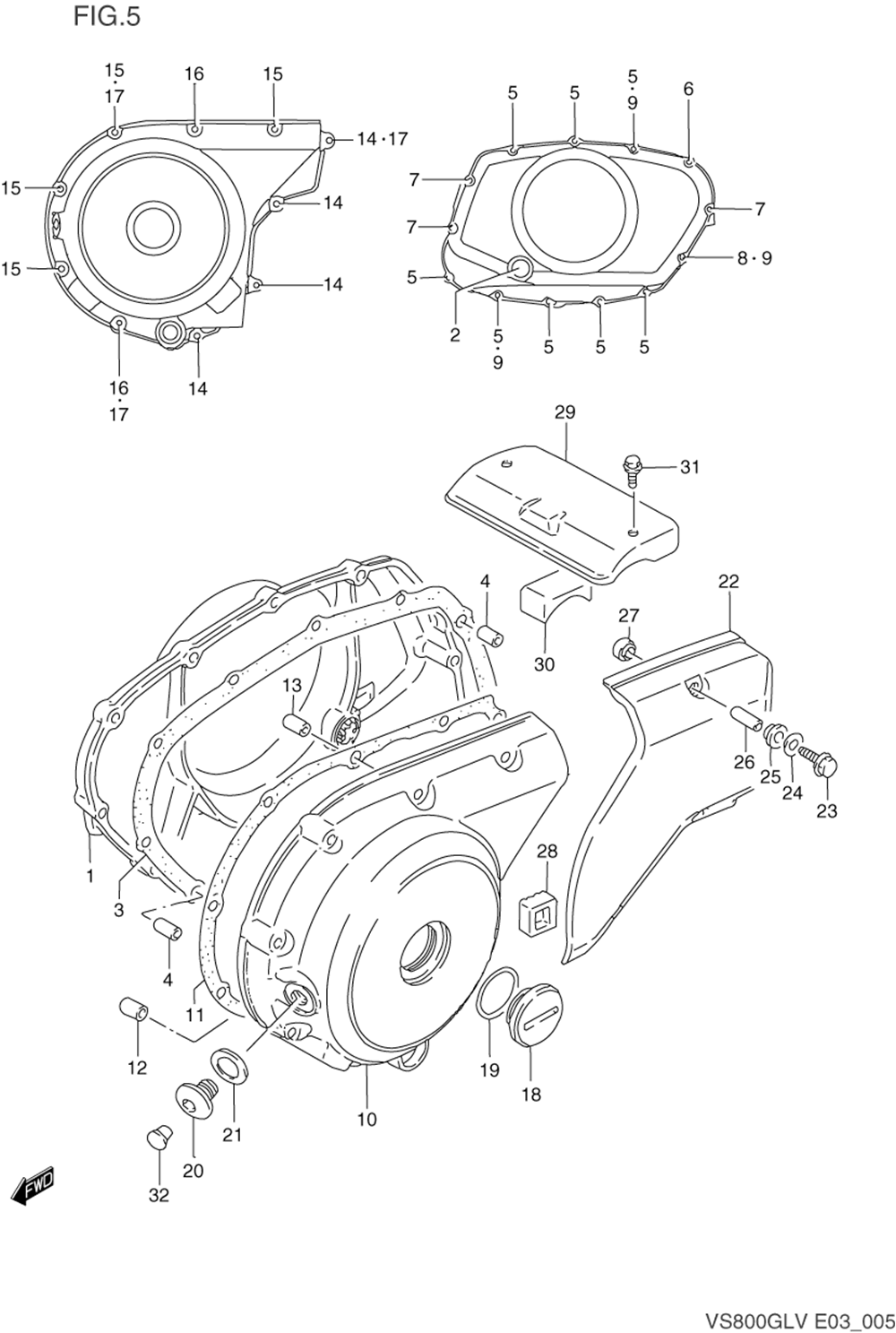 Crankcase cover