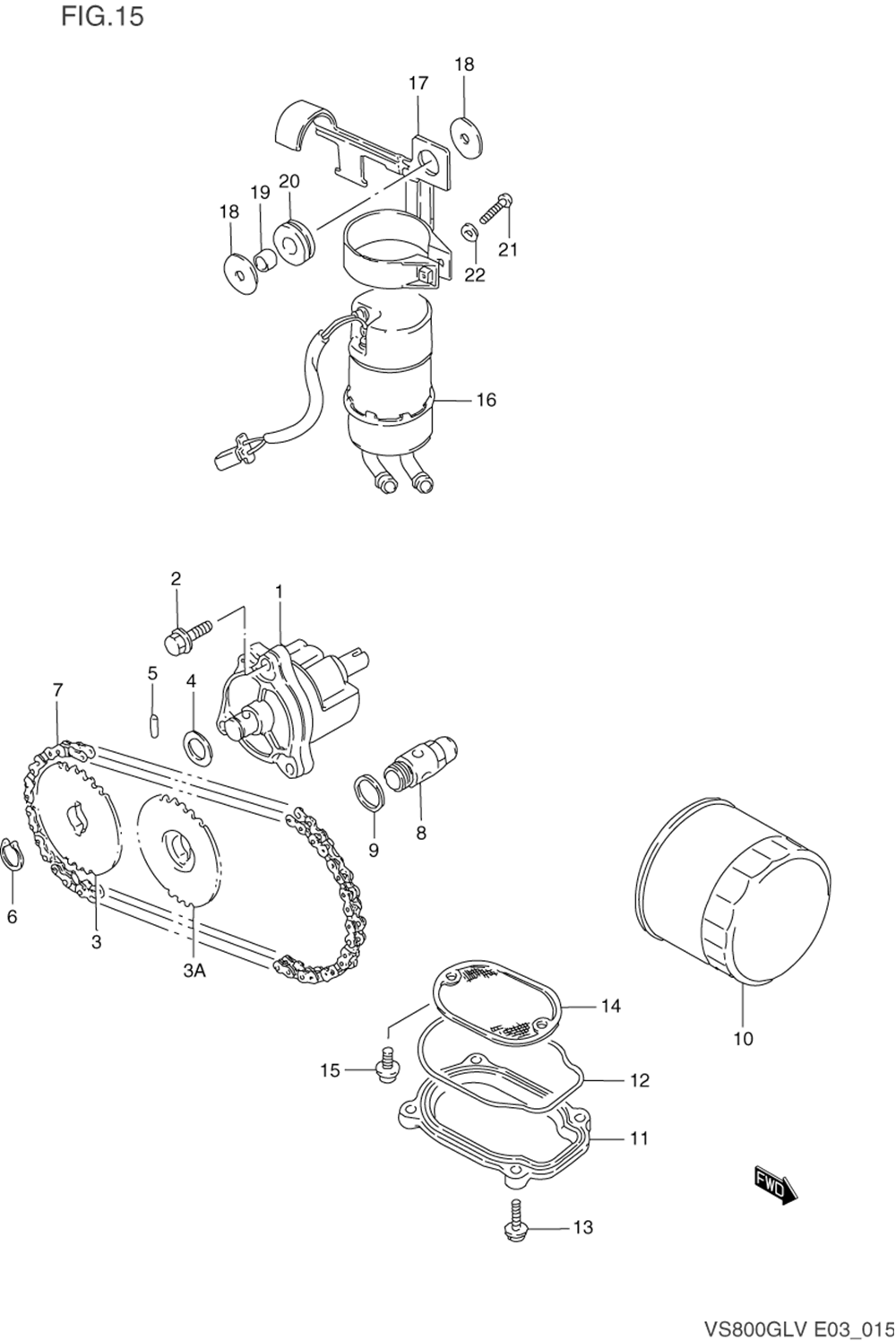 Oil pump - fuel pump