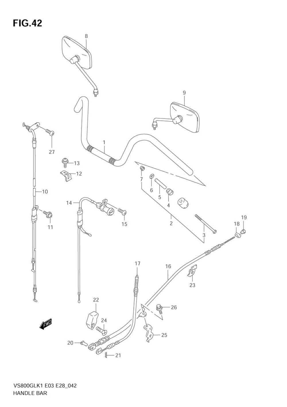 Handlebar (model k1_k2_k3_k4)