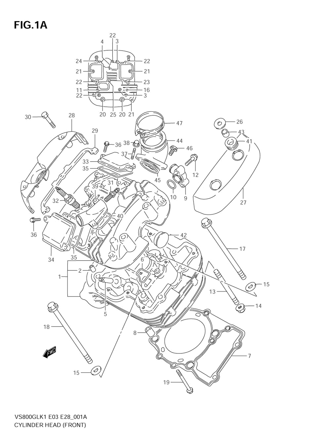 Cylinder head (front)