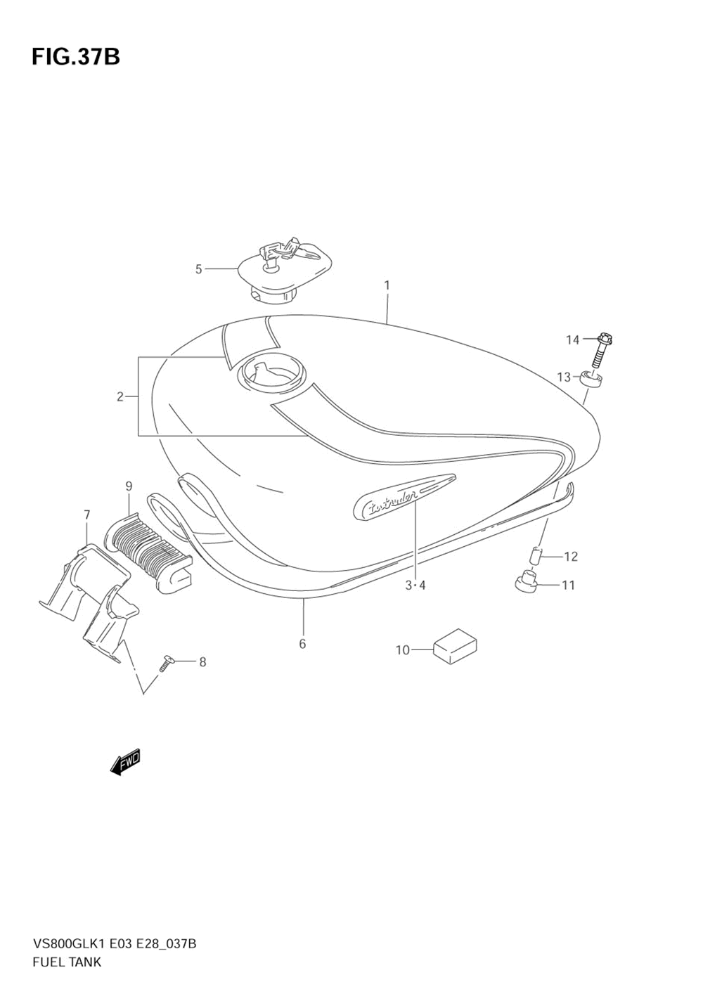 Fuel tank (model k3)