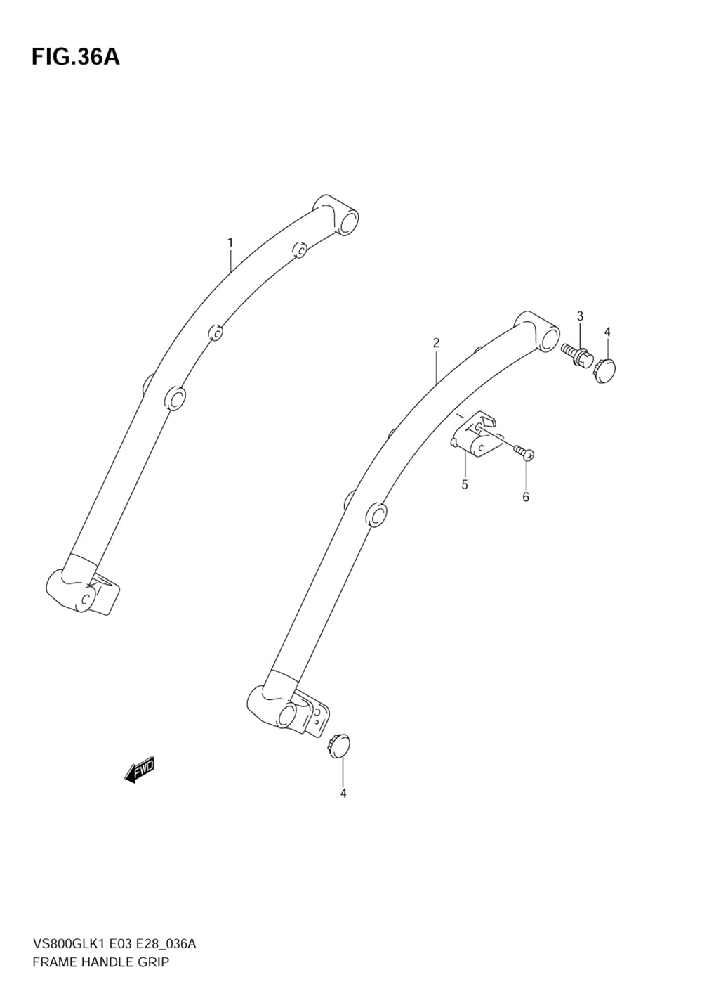 Frame handle grip (model k5)