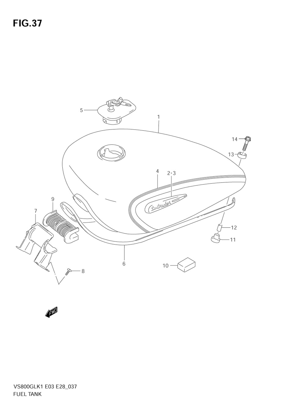 Fuel tank (model k1)