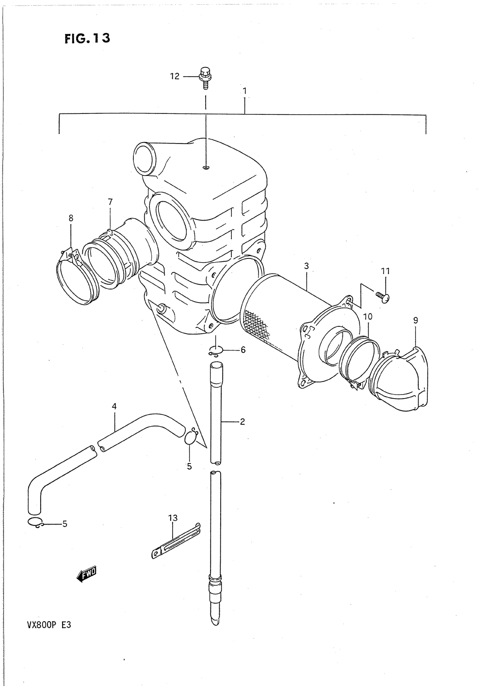 Air cleaner (rear)