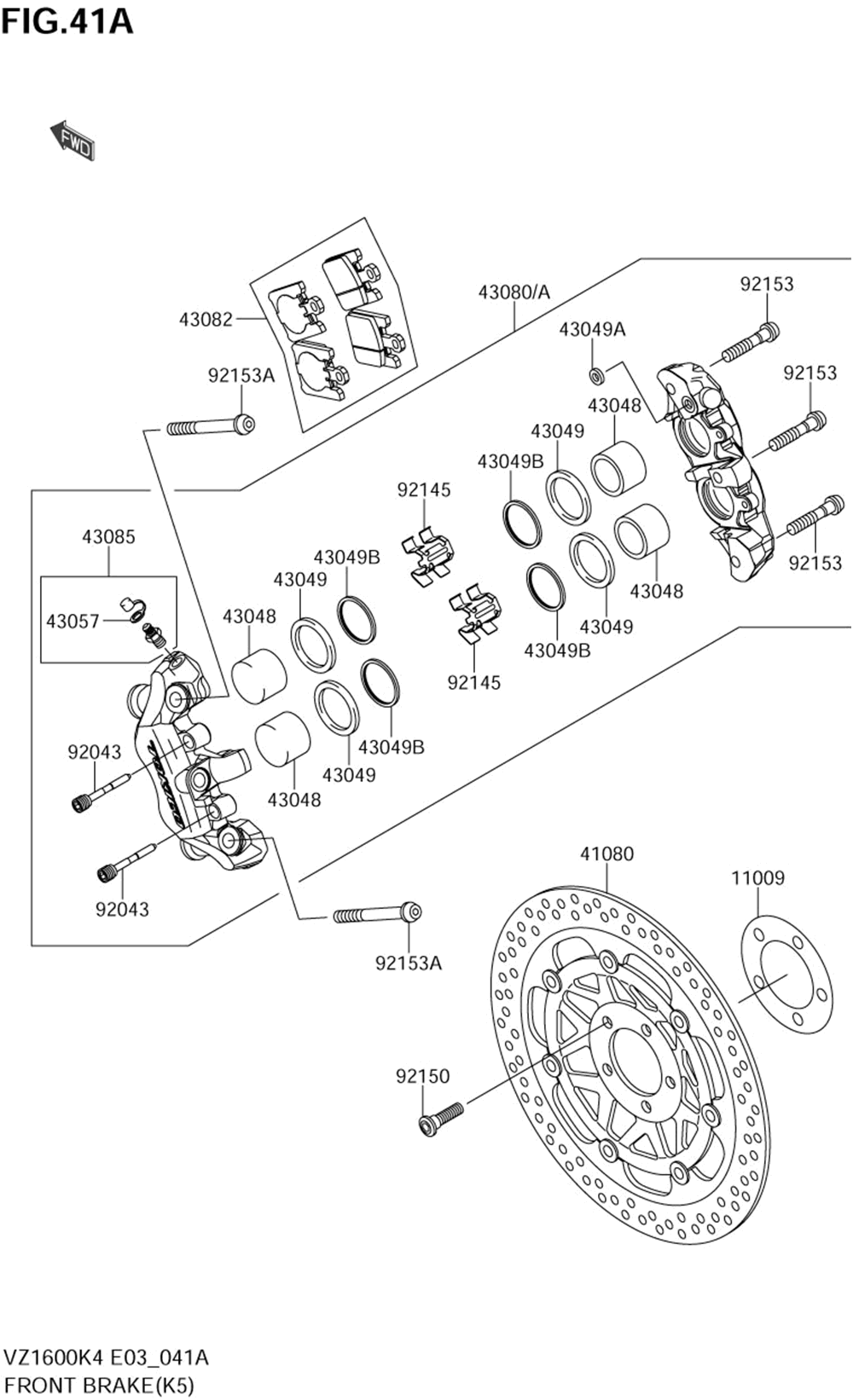 Front brake(k5)