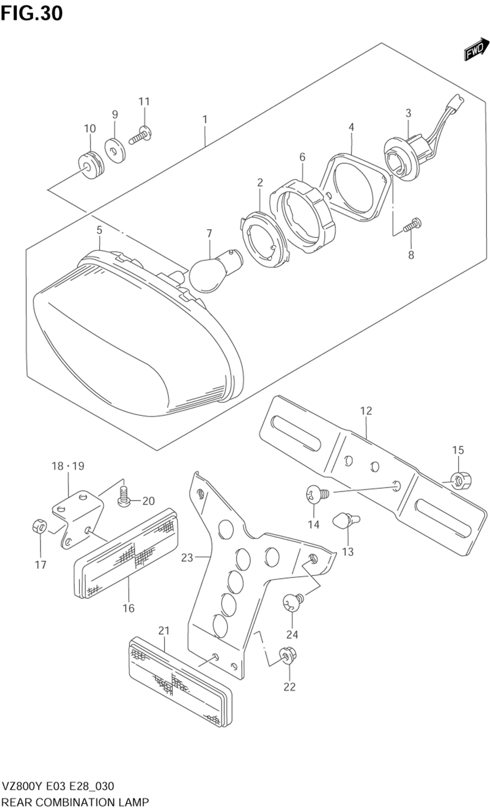 Rear combination lamp