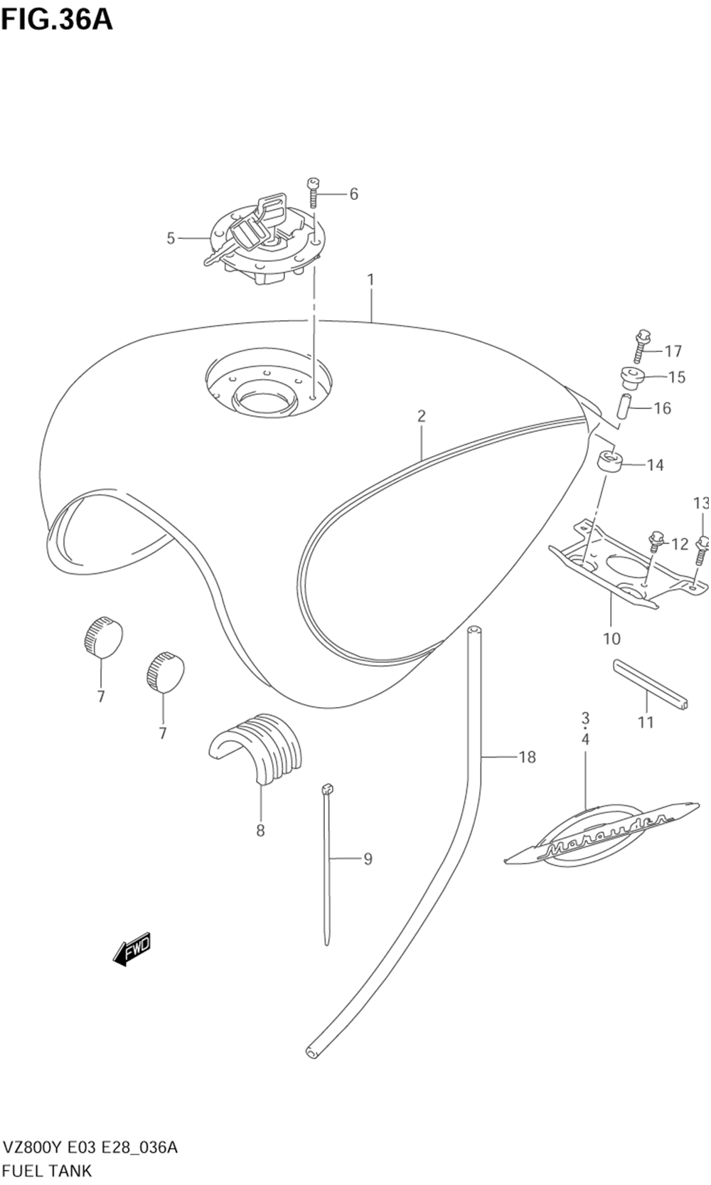 Fuel tank (model w)