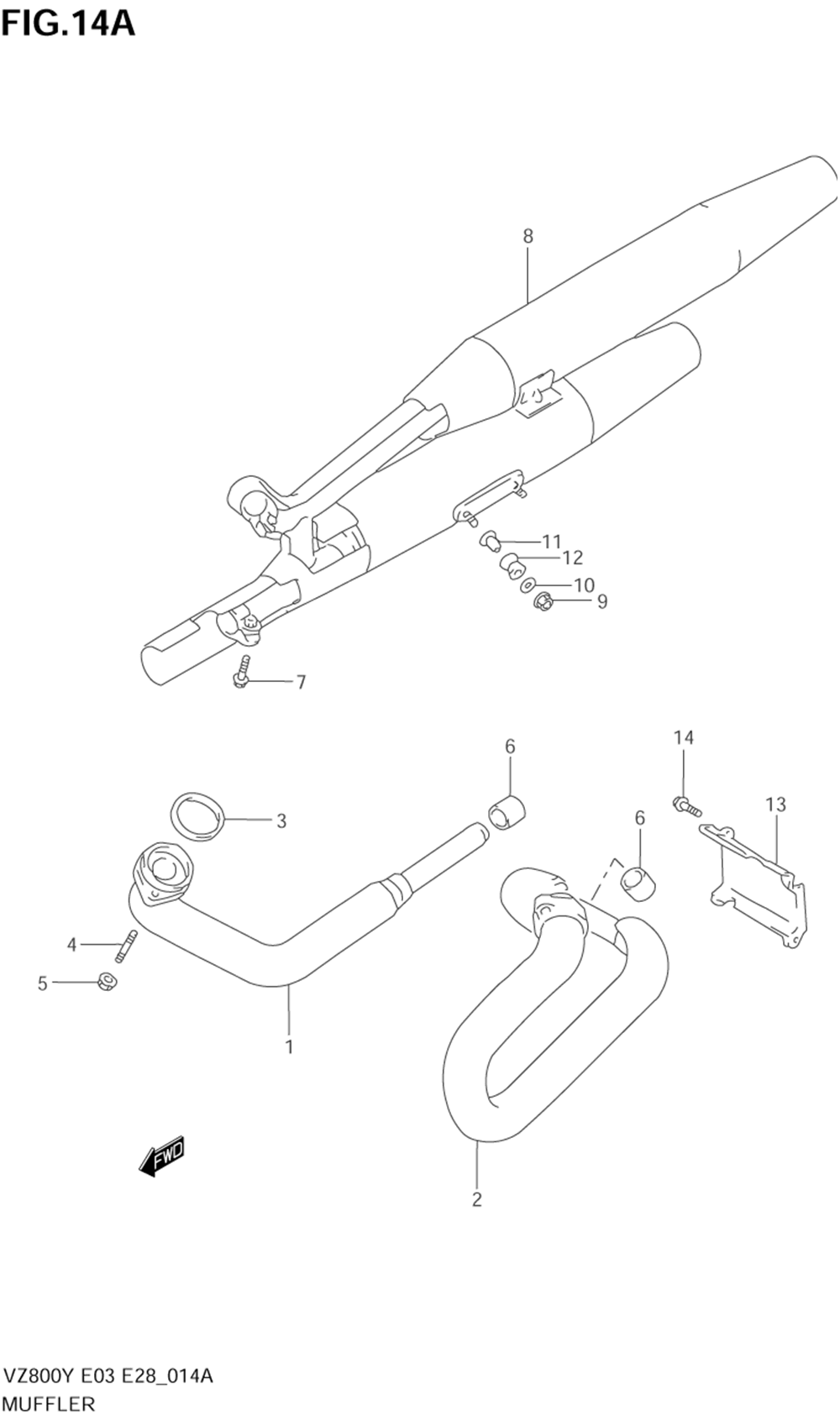 Muffler (model x_y_k1_k2_k3)