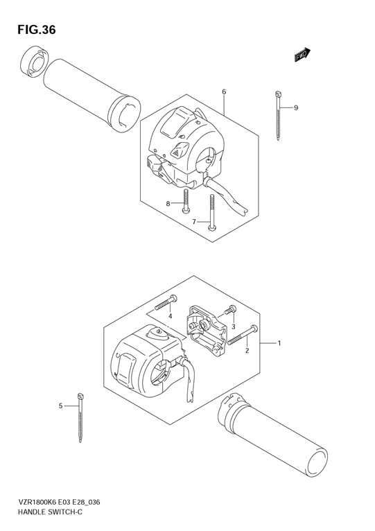 Handle switch (vzr1800k6_k7_k8