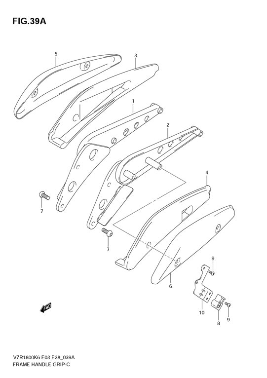 Frame handle grip (vzr1800k8_zk8)