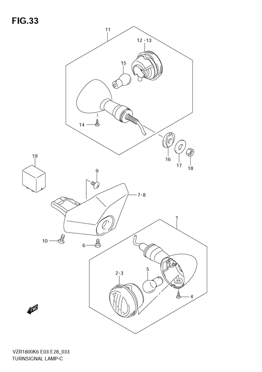 Turnsignal lamp (vzr1800k6_k7)