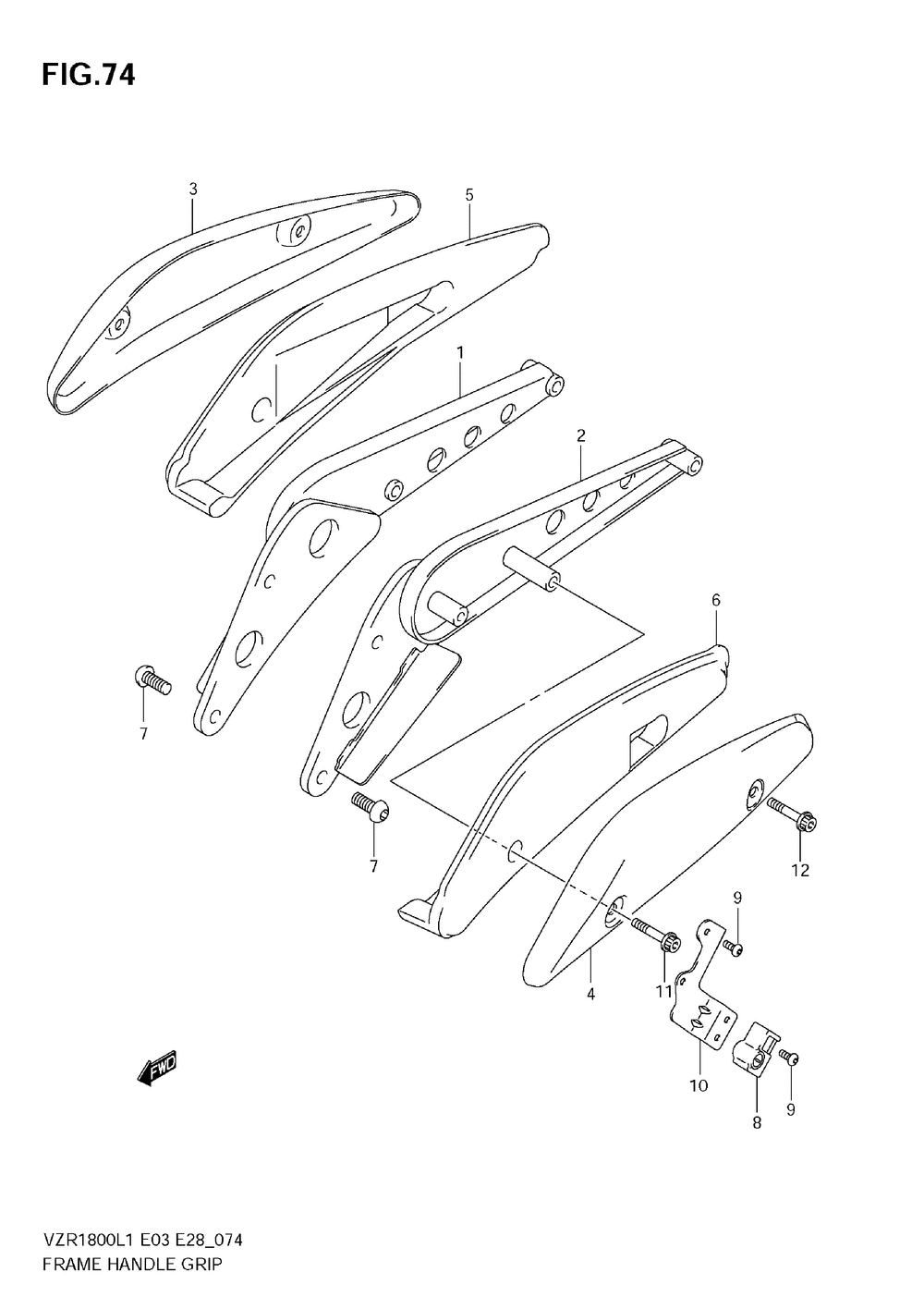 Frame handle grip