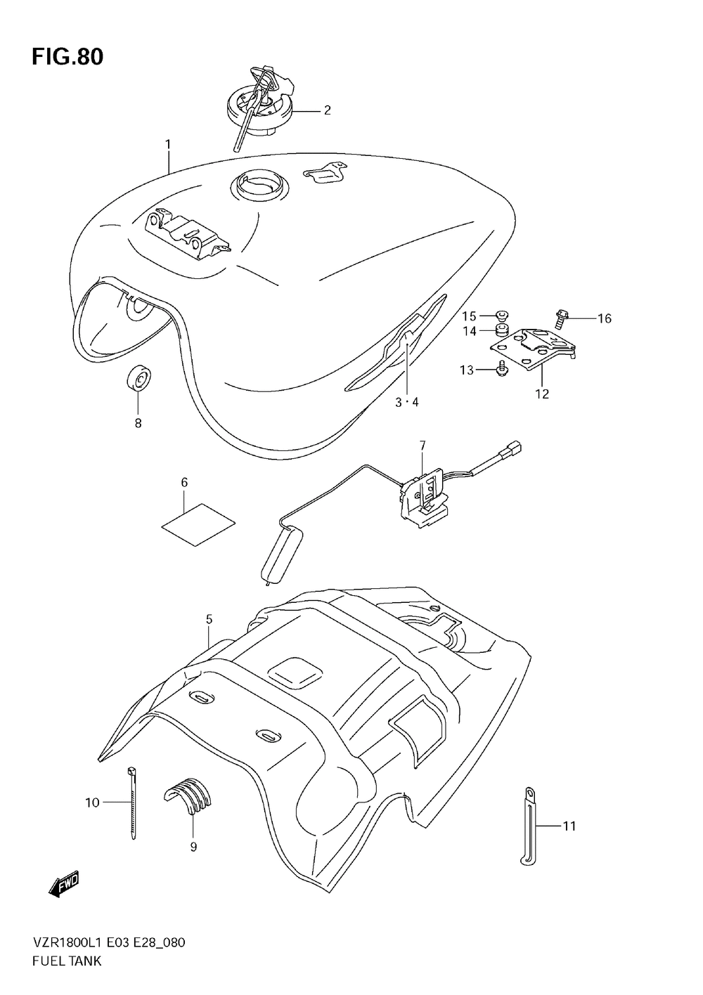 Fuel tank (vzr1800z l1 e3)