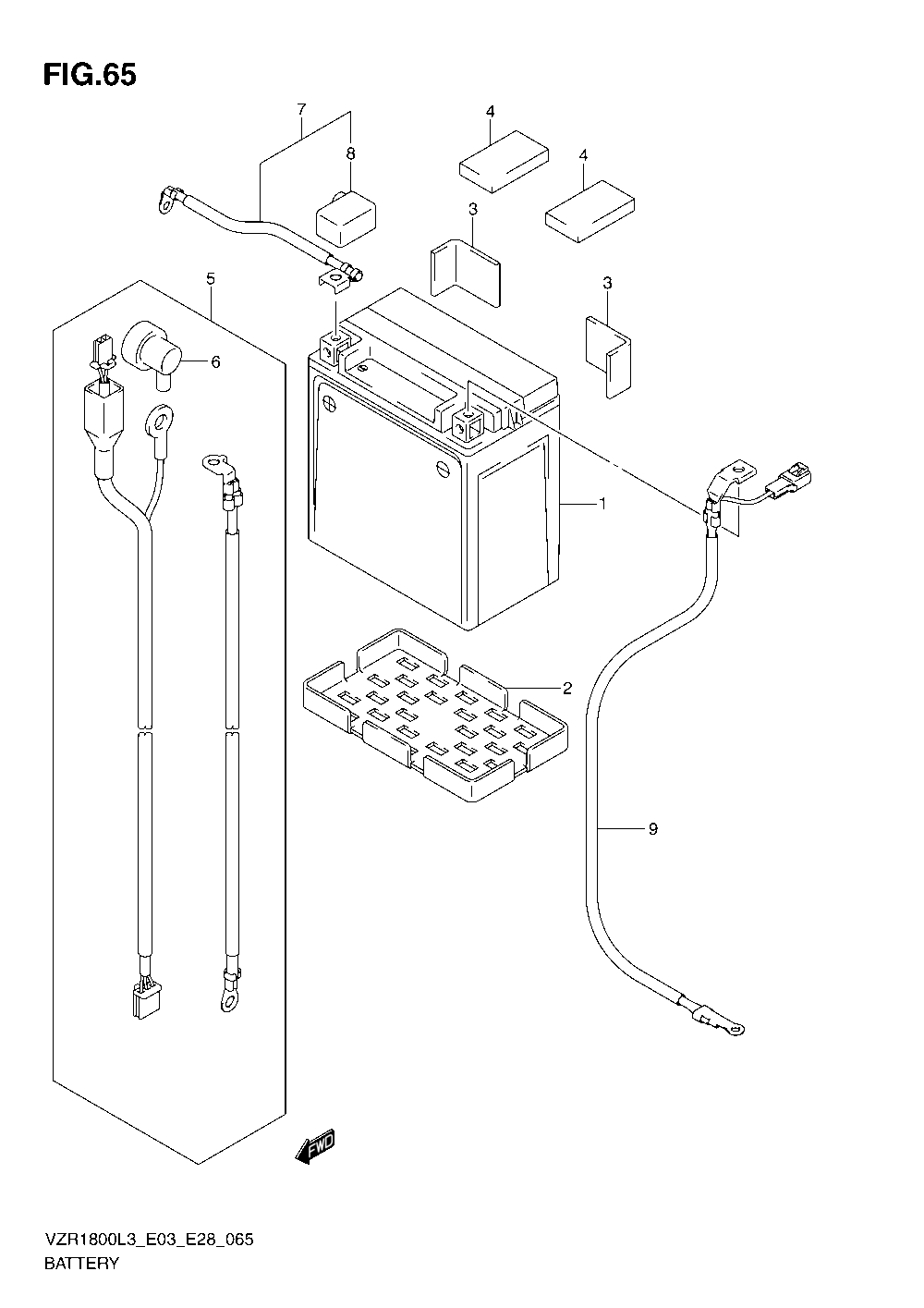 Battery (vzr1800l3 e28)