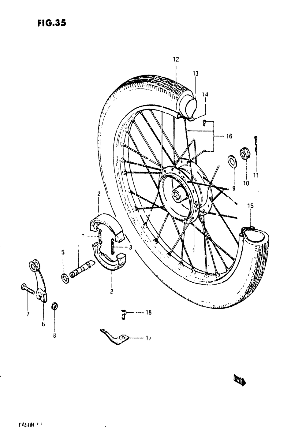 Rear wheel