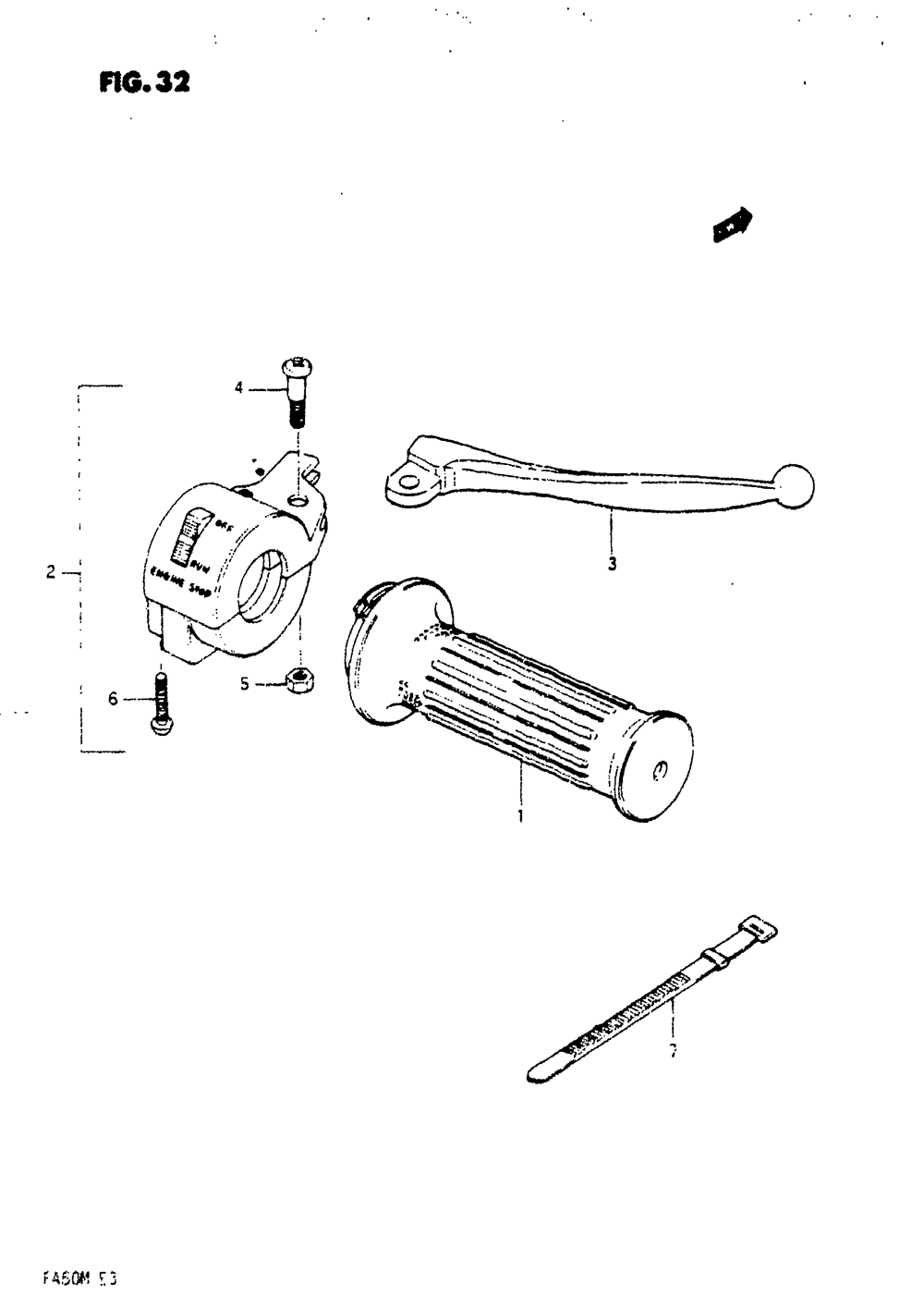 Right handle switch