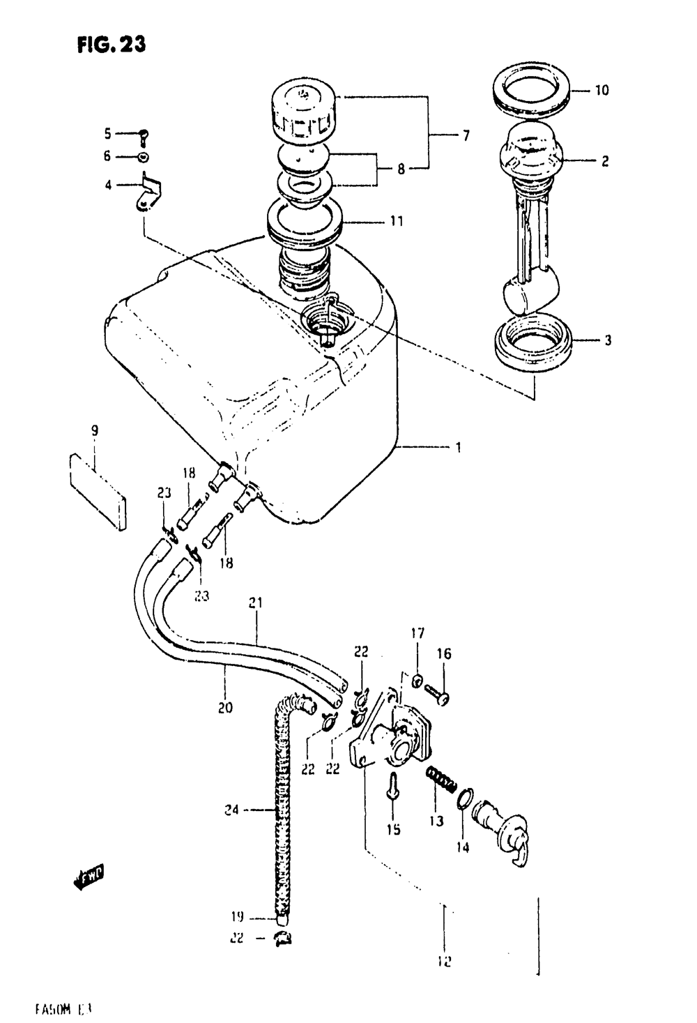 Fuel tank (model z)