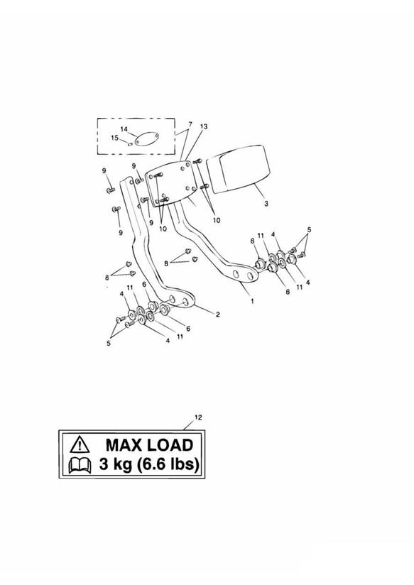 Sissy bar 55072 +