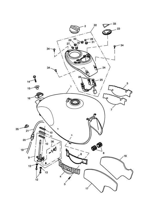 Fuel tank & fittings  317246