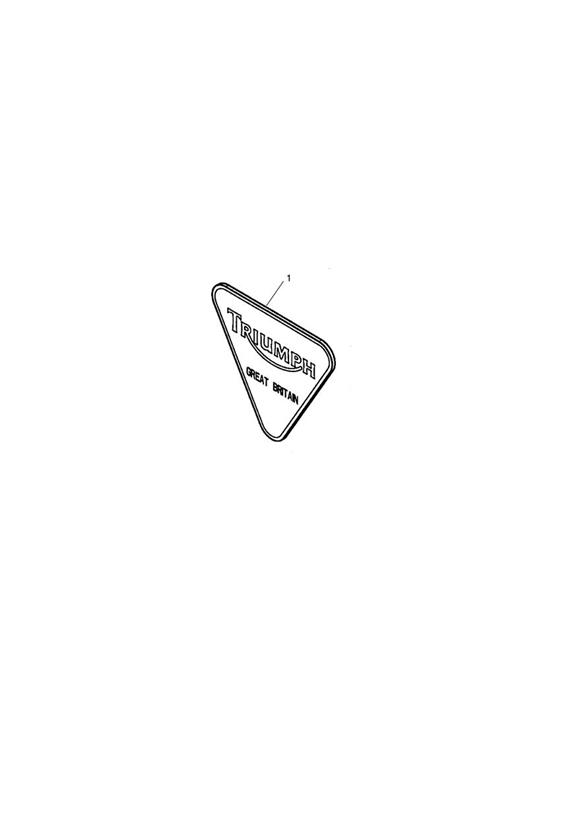 Badge kit, triangular