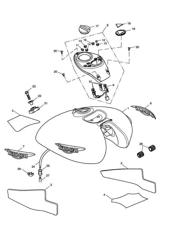 Fuel tank & fittings