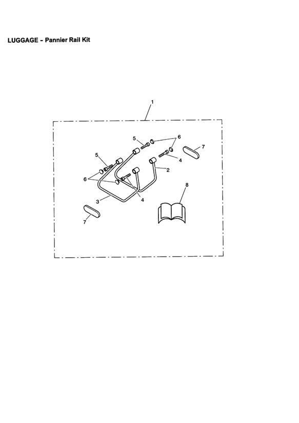 Pannier rail kit