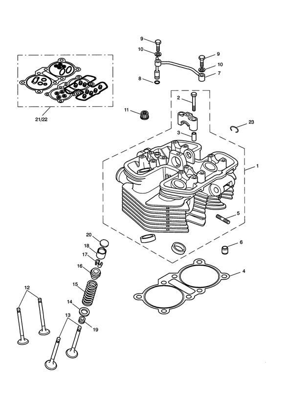 Cylinder head & valves