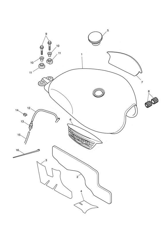 Fuel tank & fittings