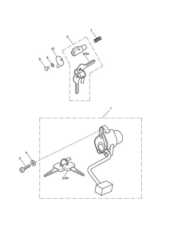 Ignition switch & steering lock