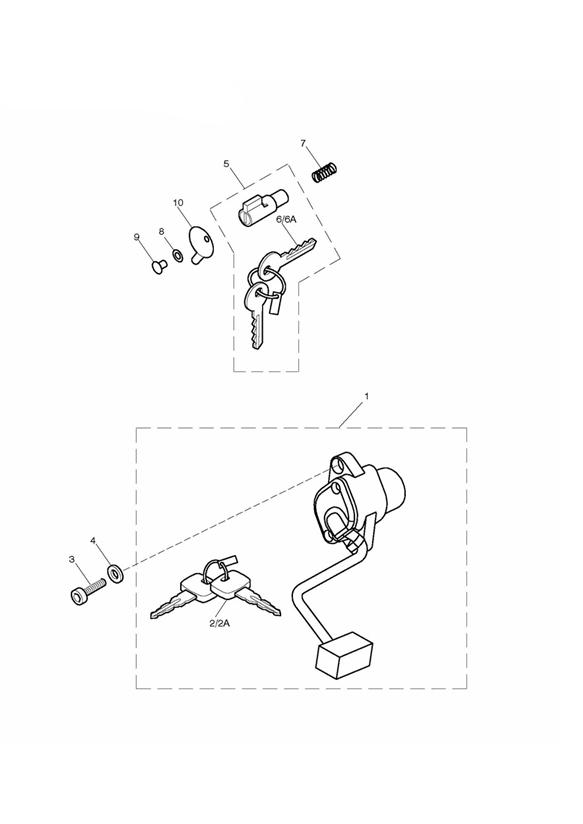 Ignition switch & steering lock