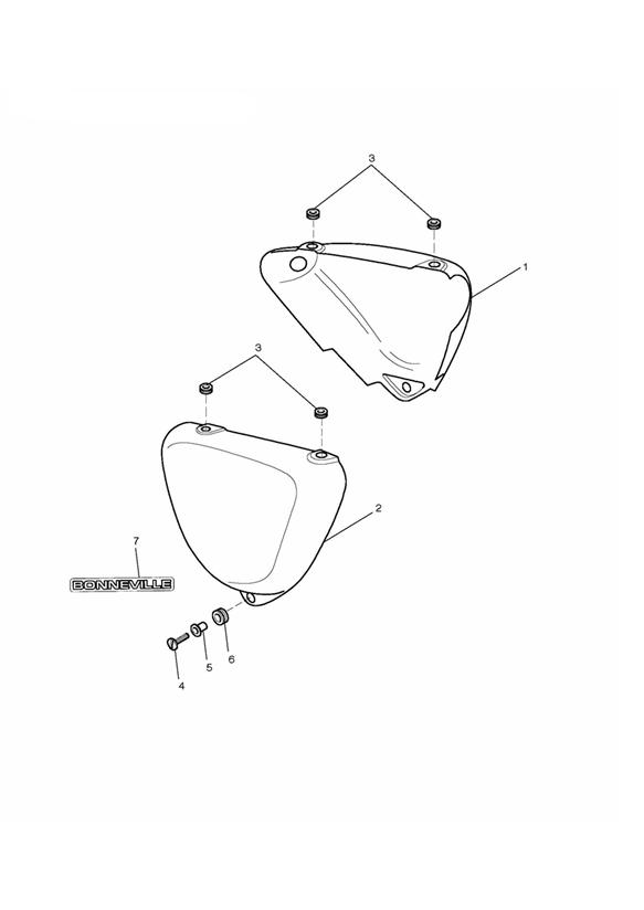 Side panels - bonneville