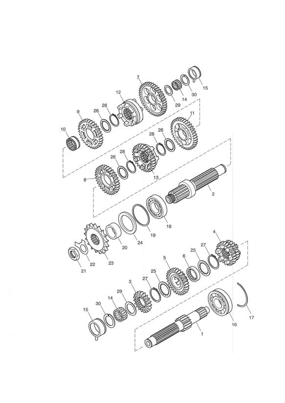 Transmission eng no 179829 + - bonneville t100