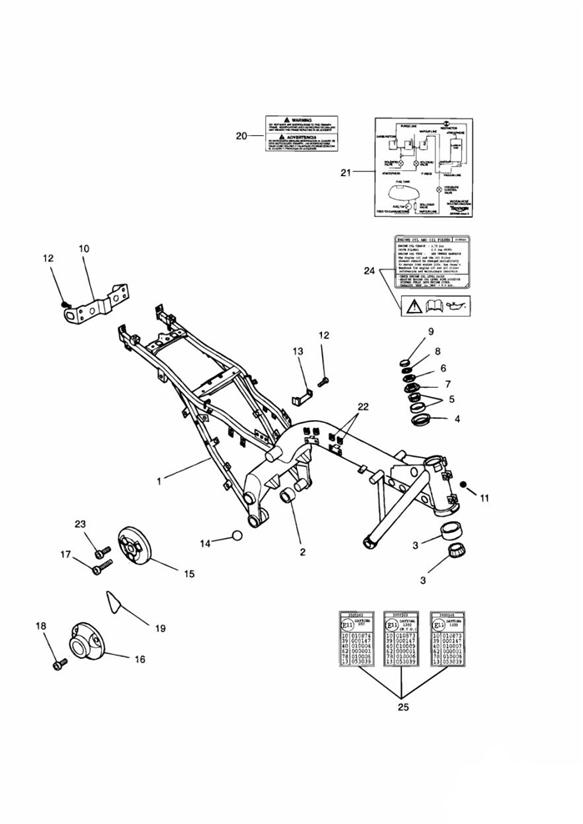 Main frame & fittings