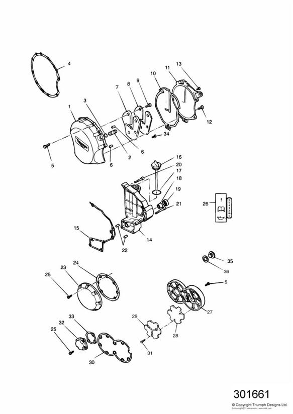 Engine covers 3 cylinder