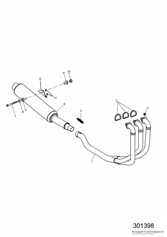 Exhaust system 71699 +