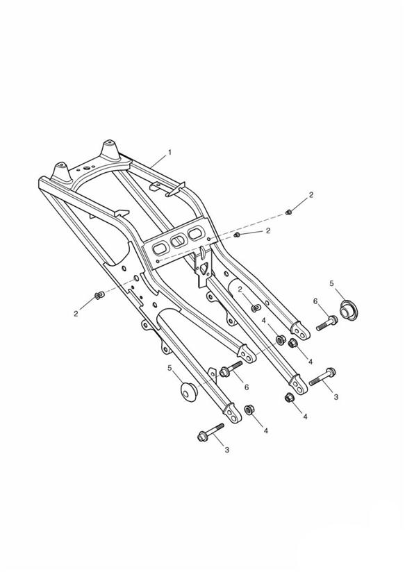 Rear sub-frame and fittings