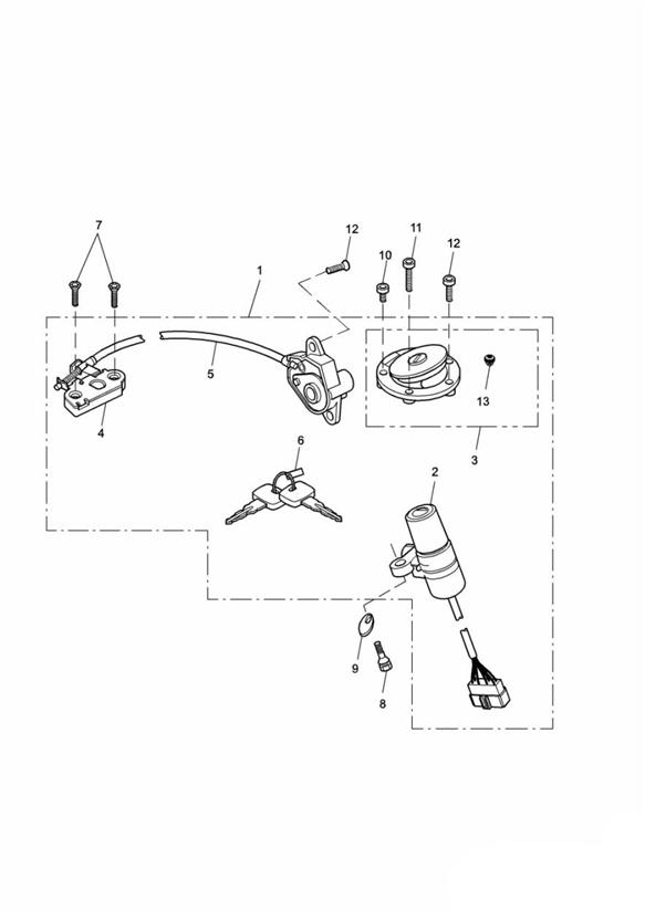 Ignition switch_seat lock