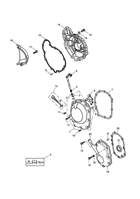 Engine covers - daytona 650