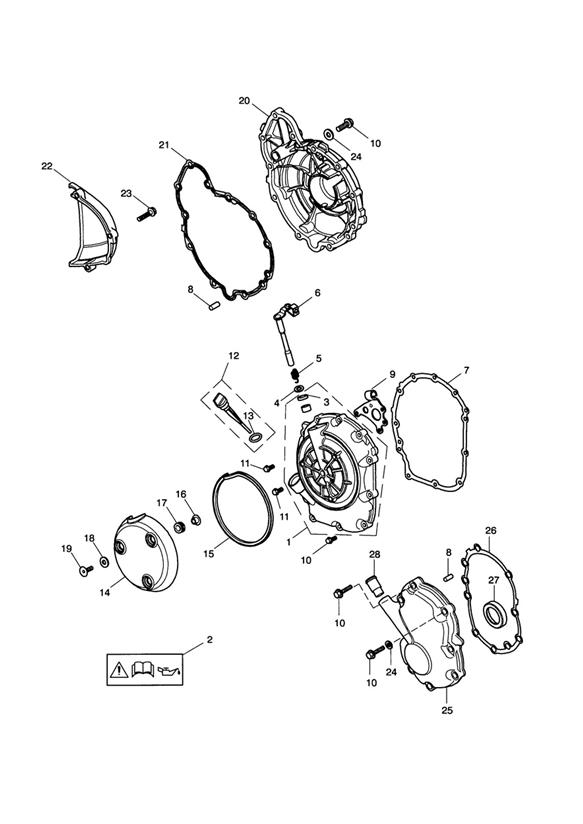 Engine covers - daytona 600