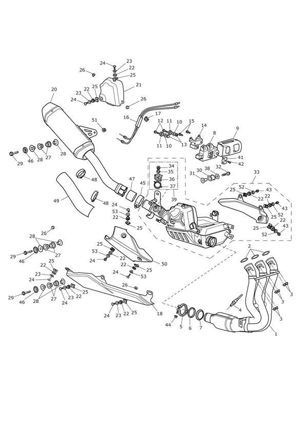 Exhaust system - jp only - 636142