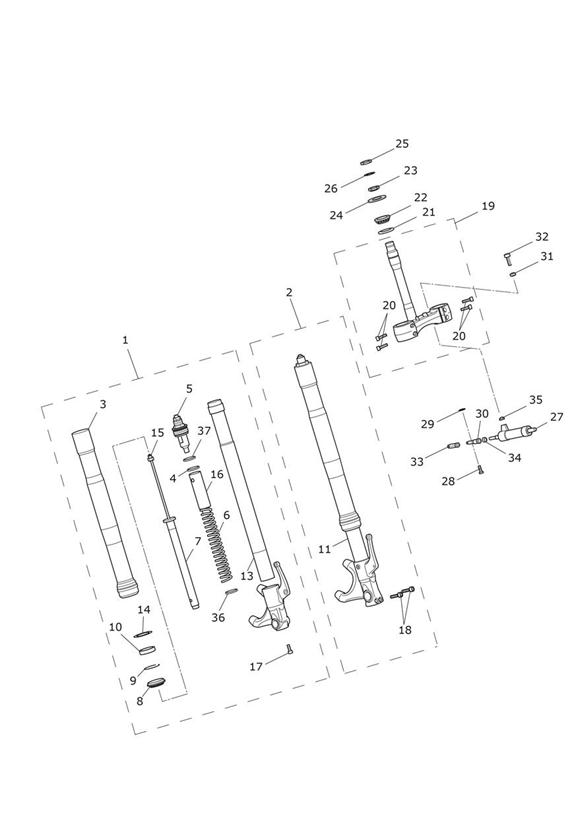 Front forks & yokes