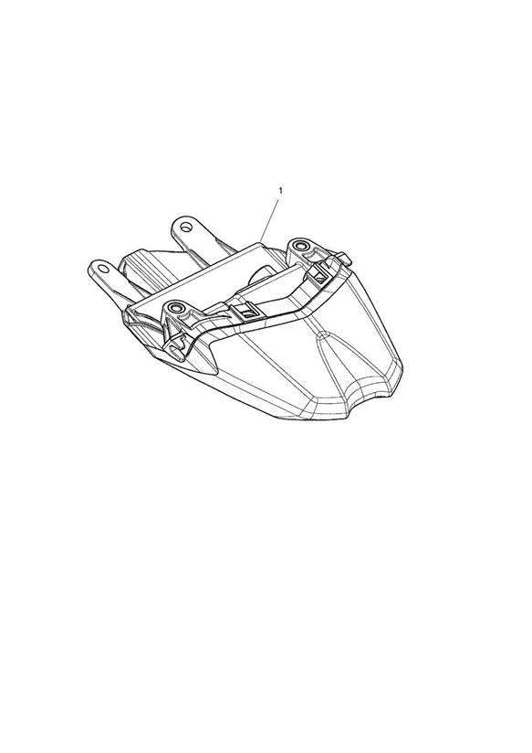 Rear light assy, led