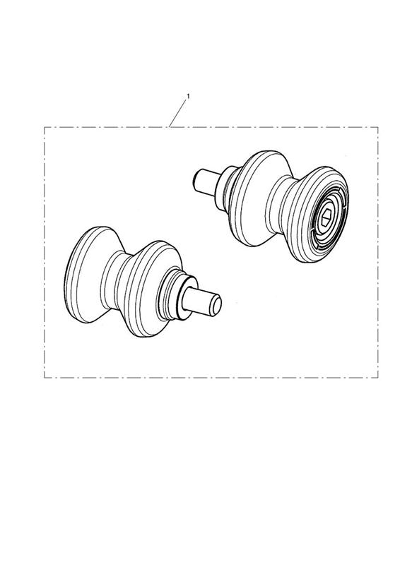 Paddock stand bobbin kit, type 1