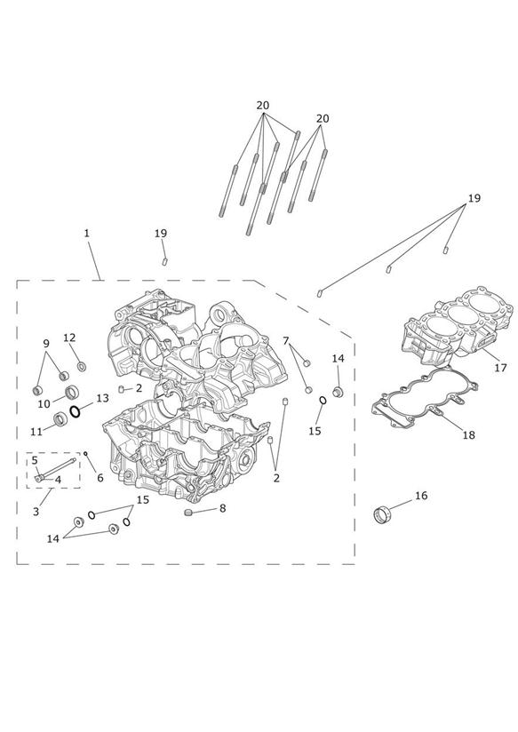 Crankcase & fittings