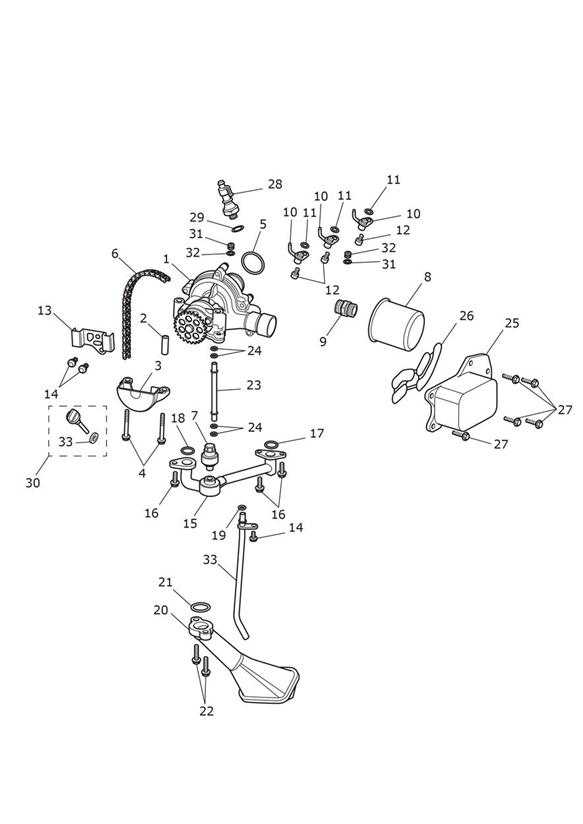 Oil pump drive