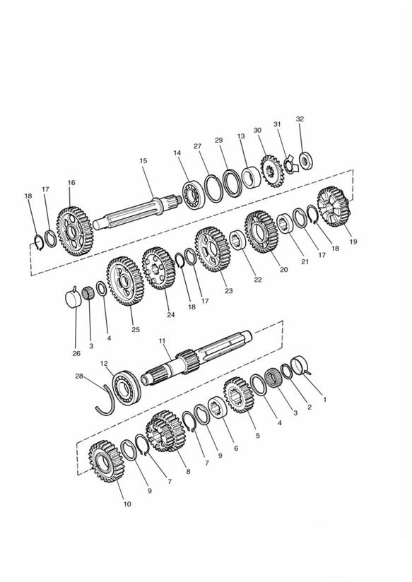 Transmission  + eng no 107968