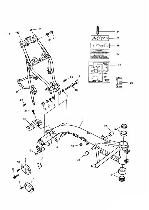 Main frame & fittings