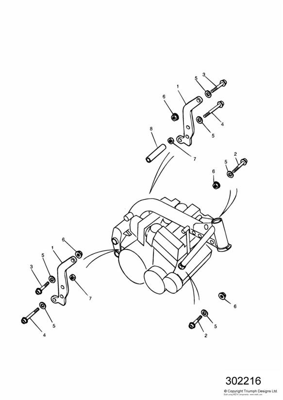 Linkage carrier_engine mounting bolts